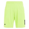 Herren Shorts adidas  Club 3 Stripes Short Lucid Lemon