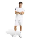 Herren Shorts adidas  Club 3 Stripes Short White