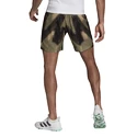 Herren Shorts adidas  Printed Short 7'' Primeblue Orbit Green