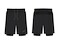 Herren Shorts Inov-8 Trailfly Ultra 7" 2in1 Short Black