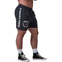 Herren Shorts Nebbia NEBBIA x OLYMPIA Washed Sweat Shorts LEGEND 786 black