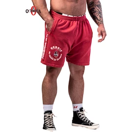 Herren Shorts Nebbia NEBBIA x OLYMPIA Washed Sweat Shorts LEGEND 786 red
