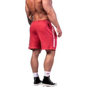 Herren Shorts Nebbia NEBBIA x OLYMPIA Washed Sweat Shorts LEGEND 786 red