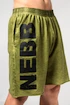 Herren Shorts Nebbia  Washed-off Gym Sweatshorts NO BS 367 Light Green