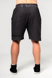 Herren Shorts Nebbia  Washed-off Gym Sweatshorts NO BS Black L