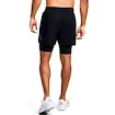 Herren Shorts Under Armour Qualifier SpeedPocket 2-in-1 Short schwarz