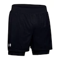 Herren Shorts Under Armour Qualifier SpeedPocket 2-in-1 Short schwarz