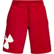 Herren Shorts Under Armour Rival Fleece Logo Sweatshort Red