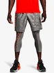 Herren Shorts Under Armour  Woven Emboss Shorts-GRY S