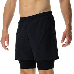 Herren Shorts UYN  RUNNING EXCELERATION OW PERFORMANCE 2IN1 SHORT Black XL