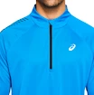 Herren Sweatshirt Asics Icon LS 1/2 Zip Top Top Blau / Schwarz