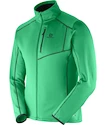 Herren Sweatshirt Salomon Discovery FZ Green