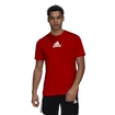 Herren T-Shirt adidas Aeroready 3-Stripes Back Tee Scarlet