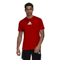 Herren T-Shirt adidas Aeroready 3-Stripes Back Tee Scarlet