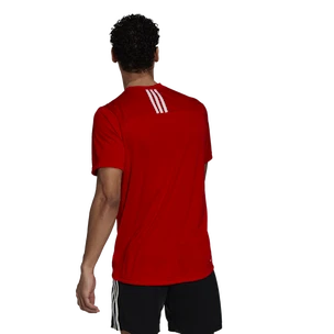 Herren T-Shirt adidas Aeroready 3-Stripes Back Tee Scarlet