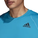 Herren T-Shirt adidas  Club 3STR T-Shirt Sonic Aqua