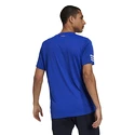 Herren T-Shirt adidas  Club 3STR Tee Blue