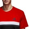 Herren T-Shirt adidas Club C/B Tee Red/Black
