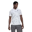 Herren T-Shirt adidas  Club Graphic Polo White