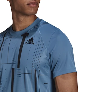 Herren T-Shirt adidas  Club Graphic Tee Blue