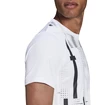Herren T-Shirt adidas  Club Graphic Tee White