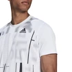 Herren T-Shirt adidas  Club Graphic Tee White