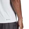 Herren T-Shirt adidas  Club Graphic Tee White