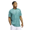 Herren T-Shirt adidas  Club Tennis Climacool Graphic T-Shirt Green