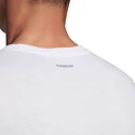 Herren T-Shirt adidas  Fast GFX white