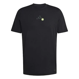 Herren T-Shirt adidas Jeu Graphic Tee Black