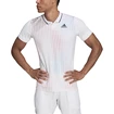 Herren T-Shirt adidas  Melbourne Freelift Polo White