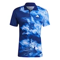 Herren T-Shirt adidas  Melbourne Tennis HEAT.RDY FreeLift Polo Shirt Blue M