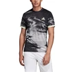 Herren T-Shirt adidas NY Printed Tee Black/Green