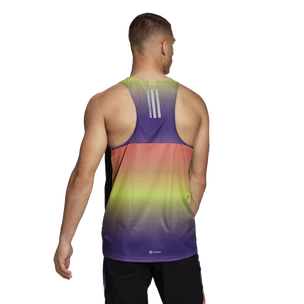Herren T-Shirt adidas Own The Run Colorblock Black