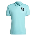 Herren T-Shirt adidas  Paris Freelift Polo Aqua XXL