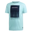 Herren T-Shirt adidas Parley Grap Tee Blue