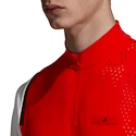Herren T-Shirt adidas SMC Zipper Tee Red