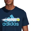 Herren T-Shirt adidas  SS Cat Tee Navy