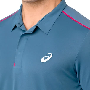 Herren T-Shirt Asics Gel Cool Performance Polo Azure