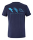 Herren T-Shirt Babolat  Drive Cotton Tee Blue