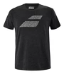 Herren T-Shirt Babolat  Exercise Big Flag Tee Black