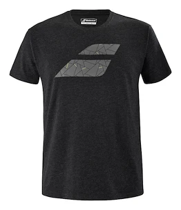 Herren T-Shirt Babolat  Exercise Big Flag Tee Black