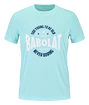 Herren T-Shirt Babolat  Exercise Graphic Tee Men Angel Blue