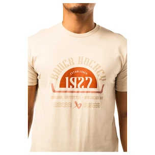 Herren T-Shirt Bauer  Graphic Tee Cream L