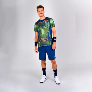 Herren T-Shirt BIDI BADU  Jiro Tech Tee Green/Dark Blue