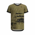 Herren T-Shirt BIDI BADU  Pure Wild V-Neck Tee Olive/Dark Grey