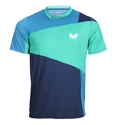 Herren T-Shirt Butterfly Mito Blue