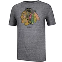 Herren T-Shirt CCM Bigger Logo NHL Chicago Blackhawks
