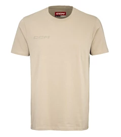 Herren T-Shirt CCM Core SS Tee Sand