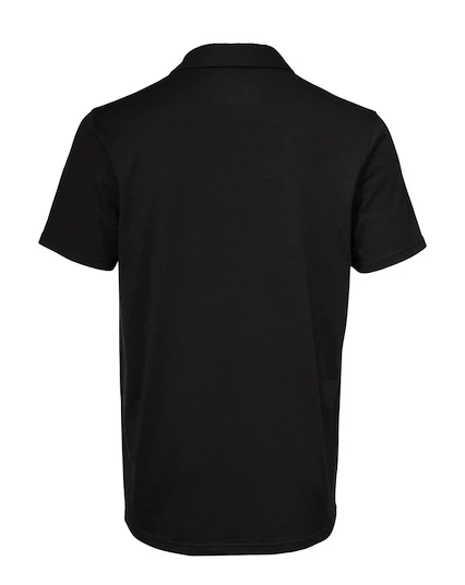 Black polo tee top